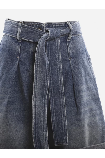 Golden Goose Denim Shorts Shorts Blue 4 Golden Goose Denim Shorts Shorts Blue - Afbeelding 2