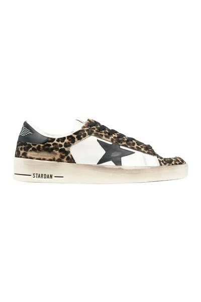 Golden Goose Multi-panel Lace-up Sneakers Brown 3 Golden Goose Multi-panel Lace-up Sneakers Brown