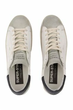 Golden Goose Super Star Sneakers In Leather White -Golden Goose Verkoopwinkel 0963dcb0b3189bf5f36a2379ec38a290