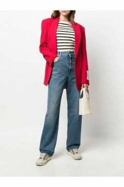 Golden Goose Boyfriend Jeans Wide Jeans Blue