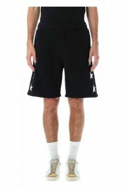 Golden Goose Korte Broeken Shorts GMP00878P000532 Black