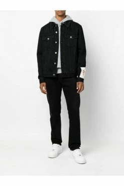 Golden Goose Spijkerjassen Jacket P000625 Black -Golden Goose Verkoopwinkel 1510e0cfd3a7b2b576840458cb94eebd