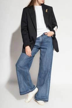 Golden Goose T-shirts T-shirt With Logo White -Golden Goose Verkoopwinkel 16305f7636d820534780f766b46540a1