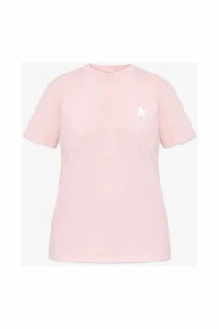 Golden Goose T-shirts T-shirt With Logo Pink -Golden Goose Verkoopwinkel 196a15402e42a3cbd6693b8ba9122457