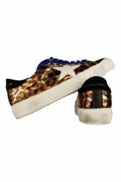 Golden Goose Multicolor Leather Sneakers Brown -Golden Goose Verkoopwinkel 1c14c883f78ef0151660468105edeebf