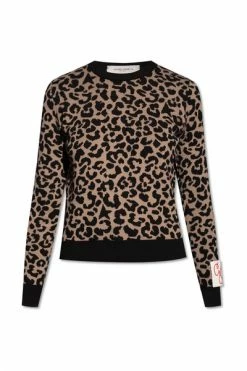 Golden Goose Sweaters Crewneck Sweater Beige -Golden Goose Verkoopwinkel 1c703d9092867a39375f1da5c1a594e6