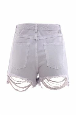 Golden Goose Denim Shorts Shorts Purple