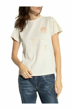Golden Goose T-Shirts Beige -Golden Goose Verkoopwinkel 1ec691cf26ab18d6cc799177e861efdd