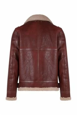 Golden Goose Leren Jassen JACKET GMP00306P000311 Red