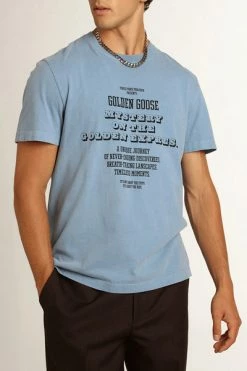 Golden Goose T-Shirts Blue 11 Golden Goose T-Shirts Blue -Golden Goose Verkoopwinkel 23924cdd5da5f49805b1c69924cabc60