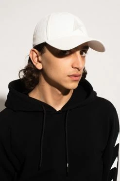 Golden Goose Petten Baseball Cap With Logo White -Golden Goose Verkoopwinkel 2408f1966aca88d887eee46e52570047