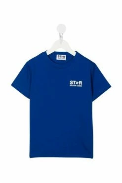 Golden Goose T-shirts Logo Printed T-Shirt Blue -Golden Goose Verkoopwinkel 24133d57d4fd64fe8e7a4118696f7ea0