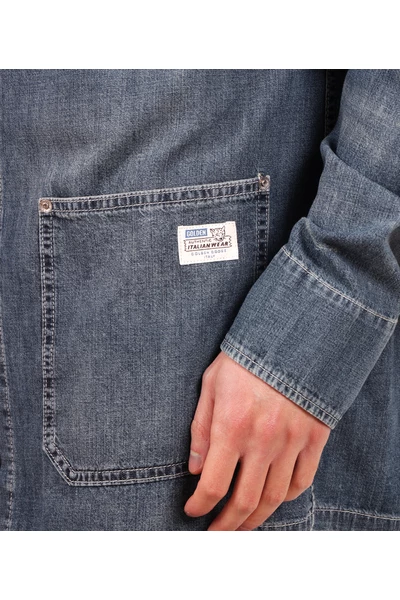 Golden Goose Spijkerjassen Jacket Blue 4 Golden Goose Spijkerjassen Jacket Blue - Afbeelding 2