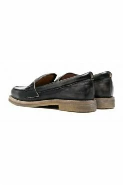 Golden Goose Leather Moccasin Loafers Black