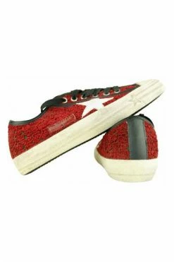 Golden Goose Sneakers Red -Golden Goose Verkoopwinkel 25bc24256efe8fb05349b05efce0d72f