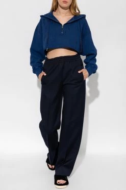 Golden Goose Hoodies & Sweatvesten Cropped Hoodie Blue -Golden Goose Verkoopwinkel 275405d5a90f3e861cf00d2b5b35f312