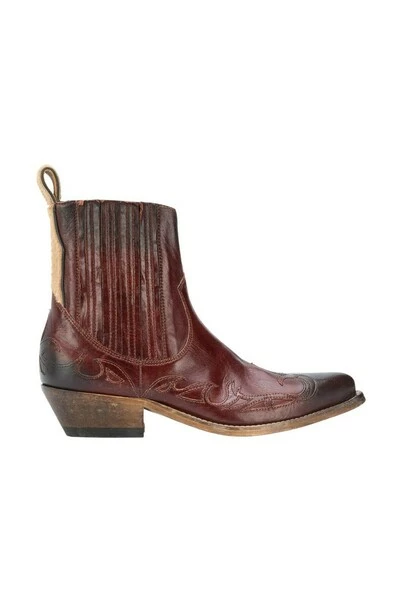Golden Goose Laarzen Santiago Western Ankle Boots Red 4 Golden Goose Laarzen Santiago Western Ankle Boots Red - Afbeelding 2