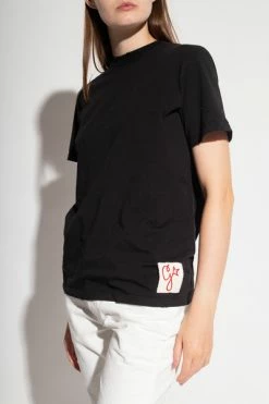 Golden Goose T-shirts T-shirt With Logo Black -Golden Goose Verkoopwinkel 29d99777d4648cd700aee864303f5f01