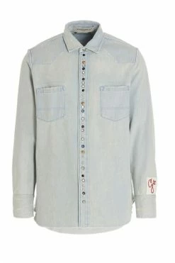 Golden Goose Spijkeroverhemden Shirt Blue -Golden Goose Verkoopwinkel 2b4bf6ff25604eed24fee62ad6c065a4