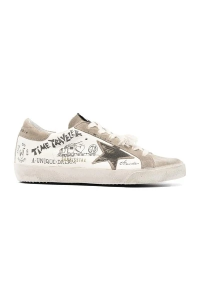 Golden Goose Super-Star Low-Top Sneakers Beige 5 Golden Goose Super-Star Low-Top Sneakers Beige - Afbeelding 3