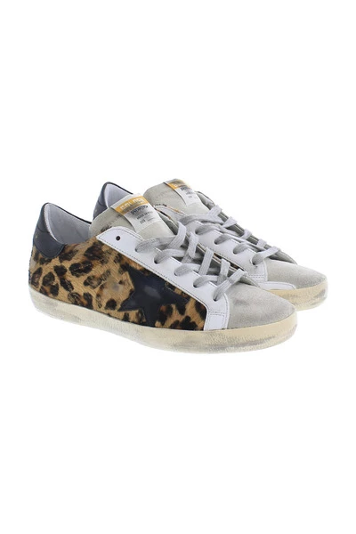 Golden Goose Superstar Leopard Print Sneakers Beige 4 Golden Goose Superstar Leopard Print Sneakers Beige - Afbeelding 2