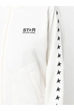 Golden Goose Hoodies & Sweatvesten Star Printed Jacket Zip-Through Beige -Golden Goose Verkoopwinkel 31cbd6290ffbf40c8ab553a6352e96ba