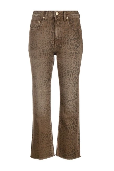 Golden Goose Broeken Cropped Trousers Brown 3 Golden Goose Broeken Cropped Trousers Brown