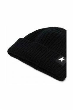 Golden Goose Hoeden Beanies Black