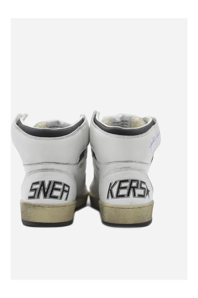 Golden Goose Sky-Star High-Top Lace-Up Sneakers White 6 Golden Goose Sky-Star High-Top Lace-Up Sneakers White - Afbeelding 4