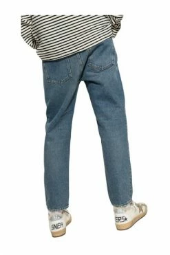 Golden Goose Regular Fit Jeans Appliqued Jeans Blue