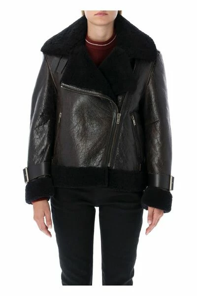 Golden Goose Leren En Suède Jassen Leather Jackets Brown 4 Golden Goose Leren En Suède Jassen Leather Jackets Brown - Afbeelding 2