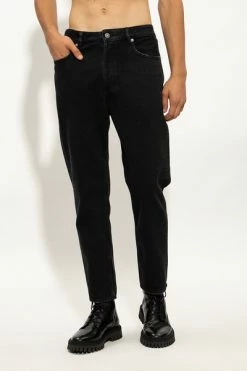 Golden Goose Slim Fit Jeans Tapered Leg Jeans Black