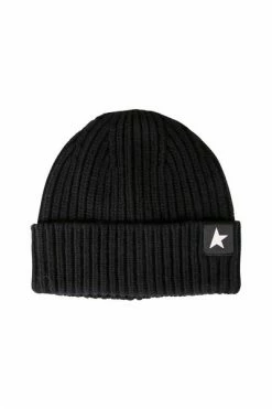 Golden Goose Hoeden Beanies Black