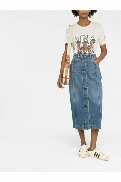 Golden Goose Spijkerrokken Denim Skirts Blue 3 Golden Goose Spijkerrokken Denim Skirts Blue - Afbeelding 2