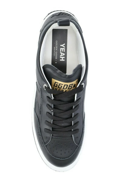 Golden Goose Yeah Leather Low-Top Sneakers Black 5 Golden Goose Yeah Leather Low-Top Sneakers Black - Afbeelding 3