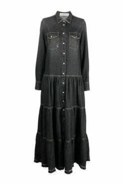 Golden Goose Maxi Jurken Maxi Dresses Black