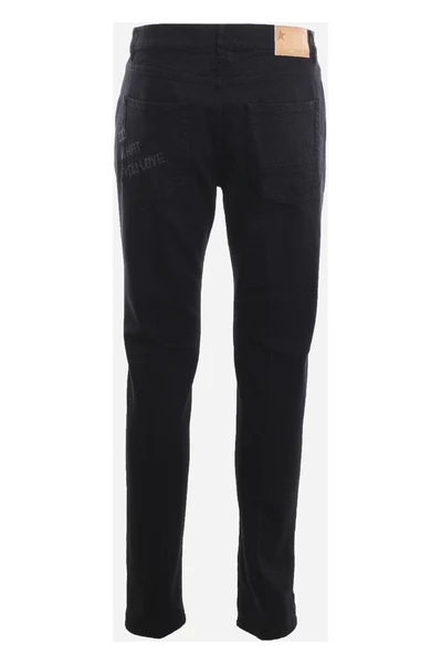 Golden Goose Jeans Straight Leg Corduroy Trousers Black 4 Golden Goose Jeans Straight Leg Corduroy Trousers Black - Afbeelding 2