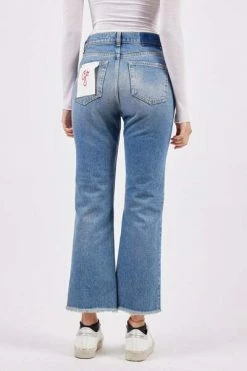 Golden Goose Cropped Jeans Blue -Golden Goose Verkoopwinkel 4162e1dc079fc45b34c08970c19b034c