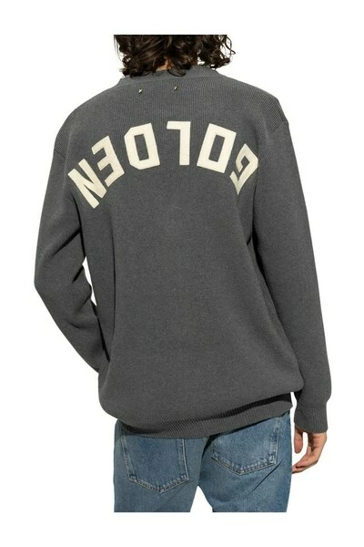 Golden Goose Vesten Cardigan With Logo Gray 3 Golden Goose Vesten Cardigan With Logo Gray