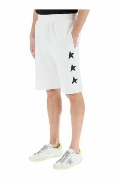 Golden Goose Korte Broeken Shorts White