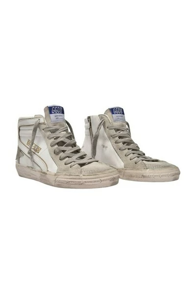 Golden Goose Sneakers Slide Baskets In White Leather White 5 Golden Goose Sneakers Slide Baskets In White Leather White - Afbeelding 3