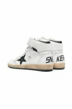 Golden Goose Sky-Star High-top Lace-up Sneakers White
