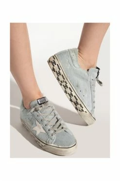 Golden Goose Sneakers Blue -Golden Goose Verkoopwinkel 46a2e7184f0099a9cc28fdc63b15abdd