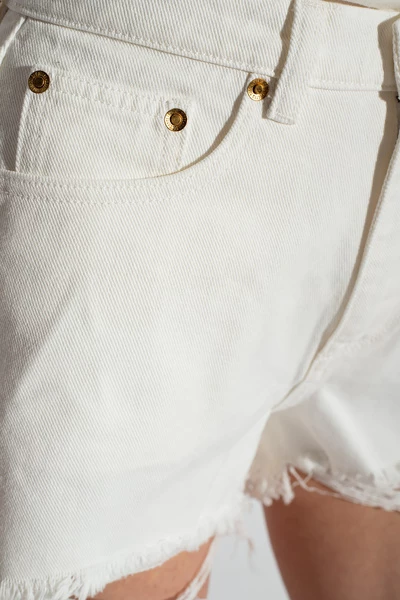 Golden Goose Denim Shorts Short Shorts White 4 Golden Goose Denim Shorts Short Shorts White - Afbeelding 2