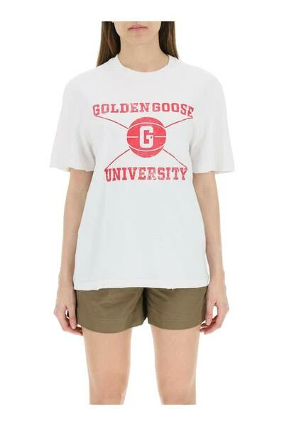 Golden Goose T-shirts T-shirt White 7 Golden Goose T-shirts T-shirt White - Afbeelding 5