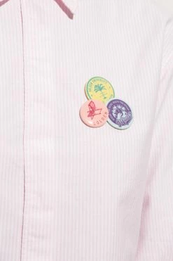 Golden Goose Longsleeve Shirts Striped Shirt Pink -Golden Goose Verkoopwinkel 4cef7ecd3b83edc5c5102223c0943ce3