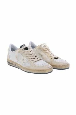 Golden Goose Ball Star Nappa Upper Sneakers Beige -Golden Goose Verkoopwinkel 4e4af7bd628a12c73e9f27529240942f