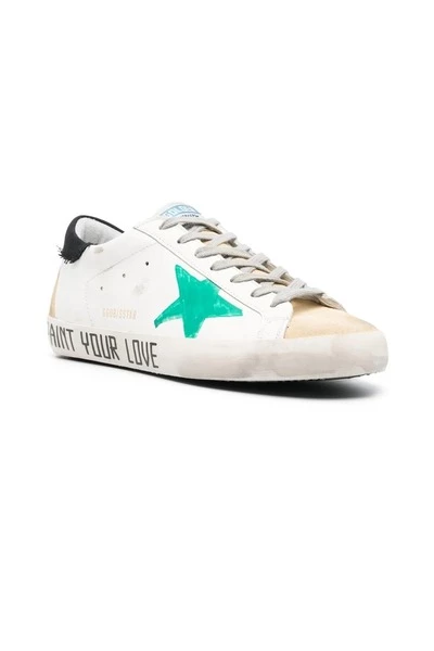 Golden Goose Distressed Super-Star Sneakers White 4 Golden Goose Distressed Super-Star Sneakers White - Afbeelding 2
