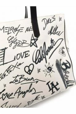 Golden Goose Shoppers CALIFORNIA BAG White -Golden Goose Verkoopwinkel 5189fe3a7a7a0fd276658efb745c8c2e