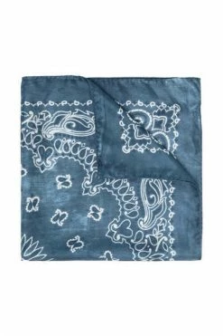 Sjaals GOLDEN GOOSE BANDANA PRINT Blue